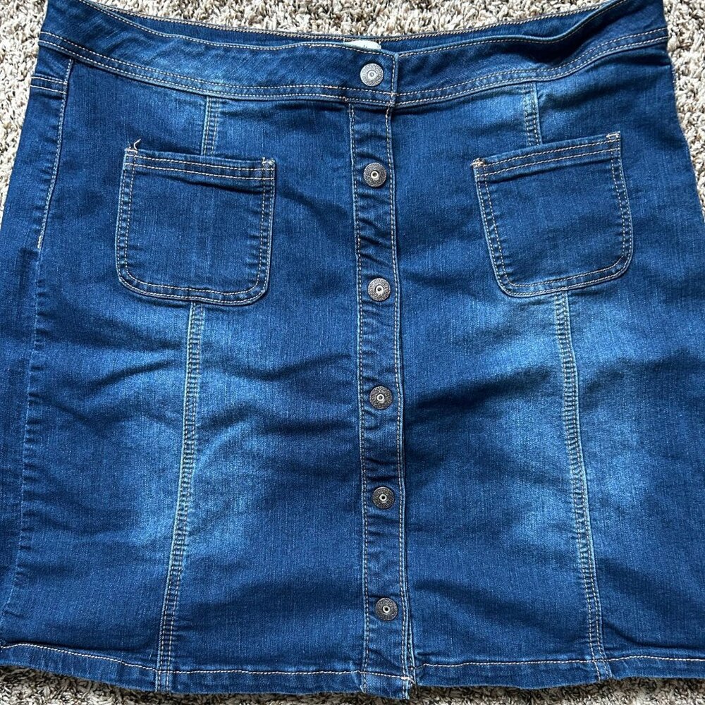 Vintage Jean Skirt